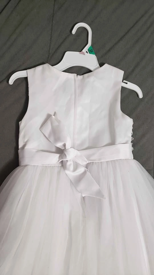 White Flower Girl Wedding Dress - photo 5
