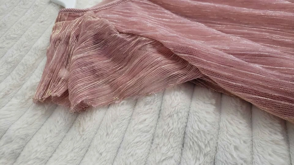 Girls' Shimmery Pink Dress - photo 5