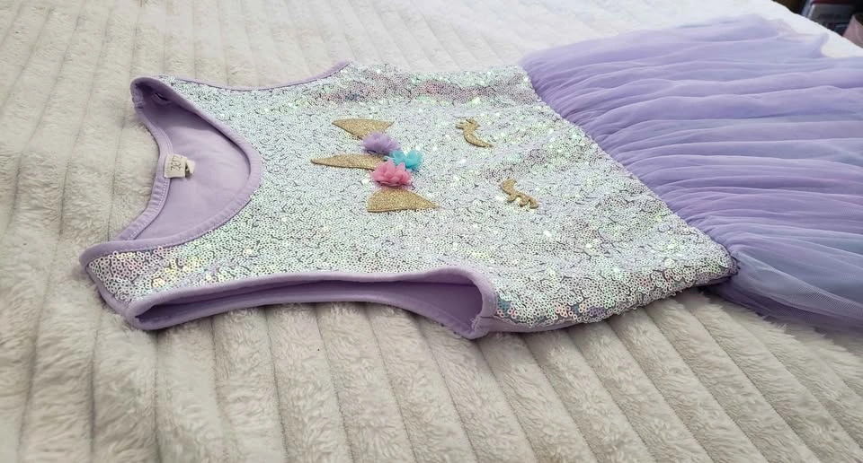 Girls' Sleeveless Unicorn Dress - photo 2