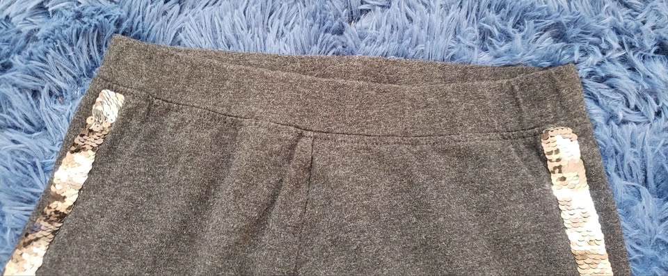 Girls Leggings with Sequin Stripe - photo 2