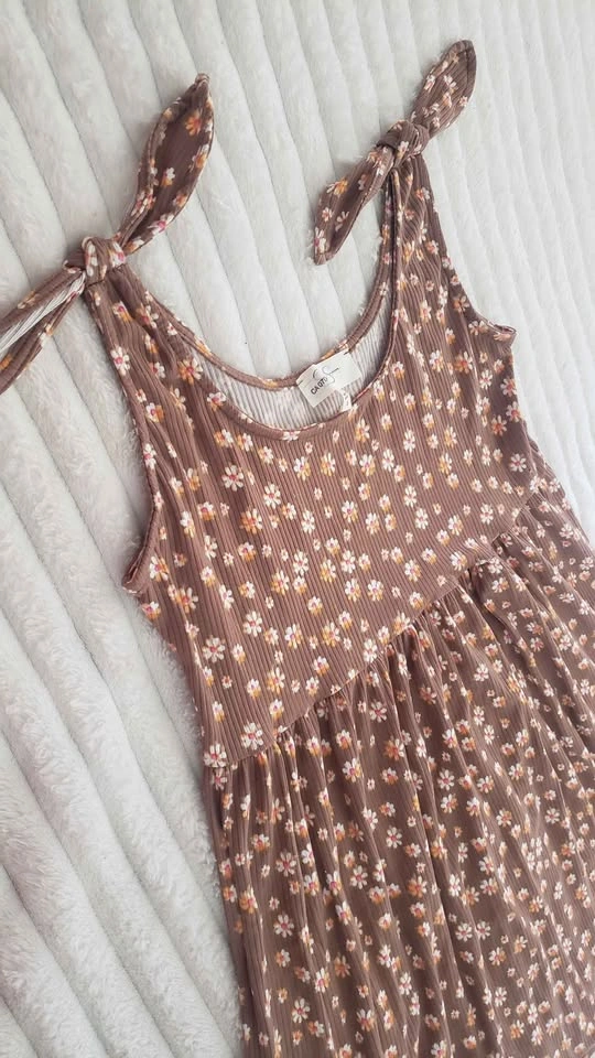 Jessica Simpson - Girls Floral Ribbed Dress - photo 2