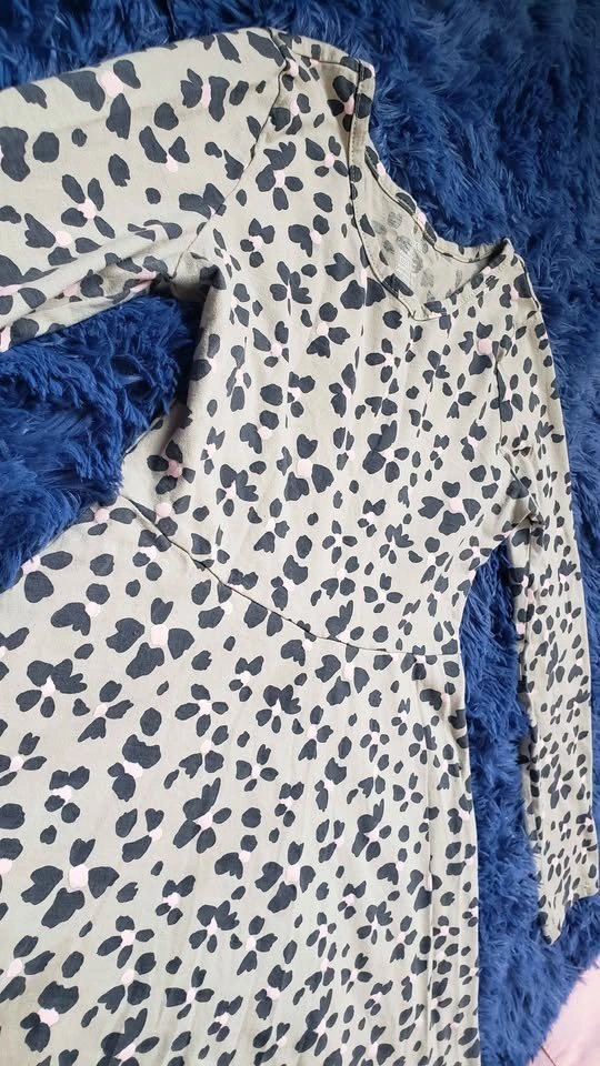 Girls' Floral Print Long Sleeve Dress - photo 2