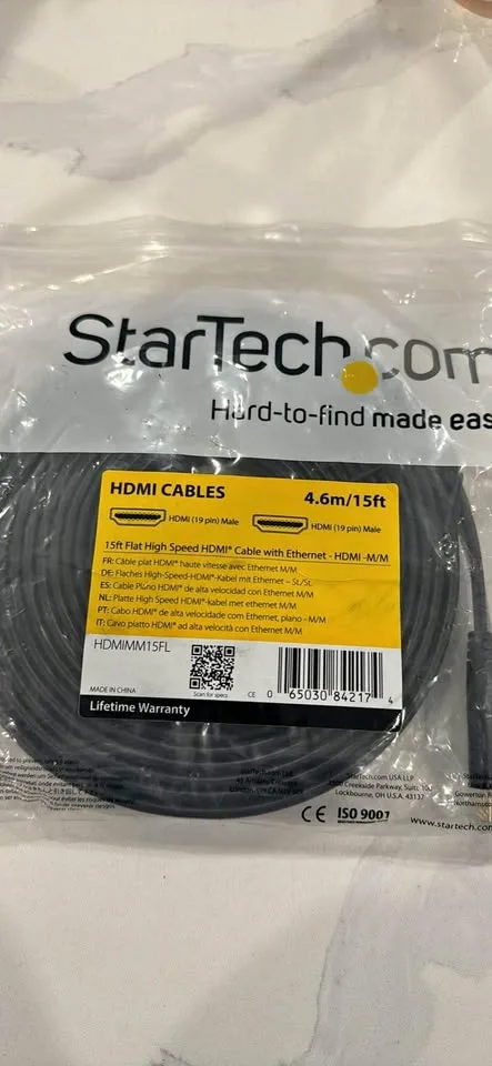 HDMI Cable 15FT - FLAT HIGH SPEED HDMI CABLE thumbnail