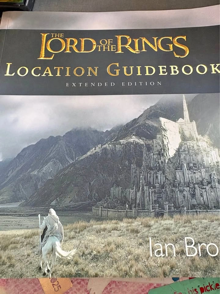 The Lord of the Rings Location Guidebook Autographed