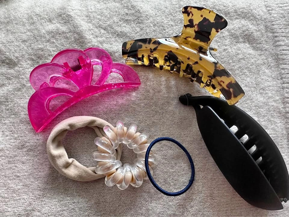 Assorted Hair Clips and Hair Ties