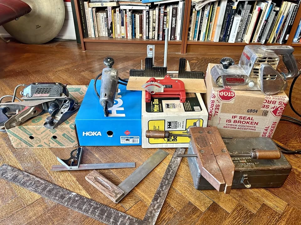 9-Piece Vintage Woodworking & Power Tool Bundle