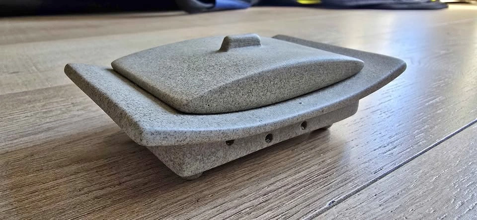 Granite-Style Ceramic Incense Burner