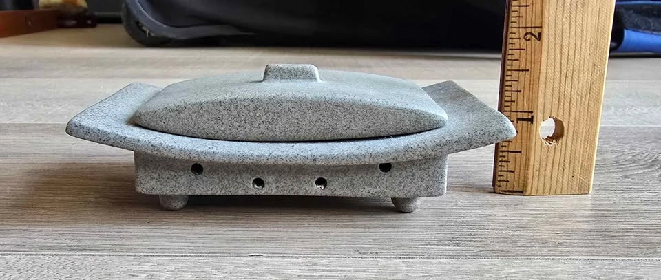 Granite-Style Ceramic Incense Burner - photo 5