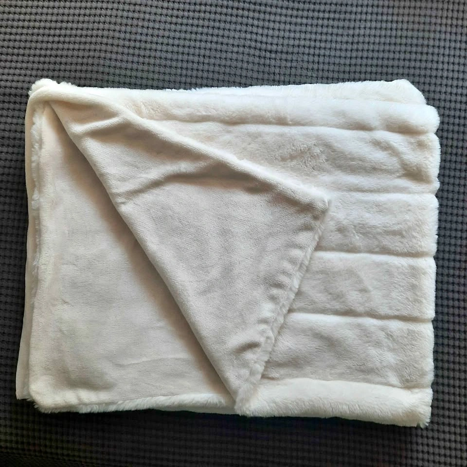 Indigo fluffy blanket