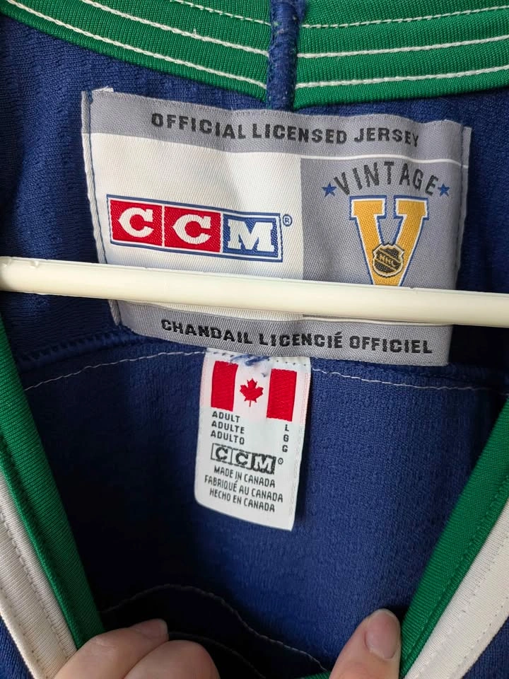 Canucks Roberto Luongo Jersey Size Large - photo 4