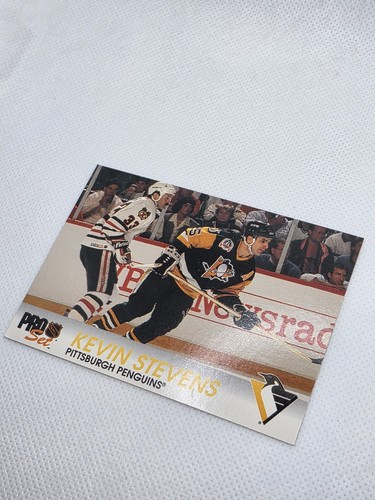 1992-93 Pro Set #140 Kevin Stevens - photo 2