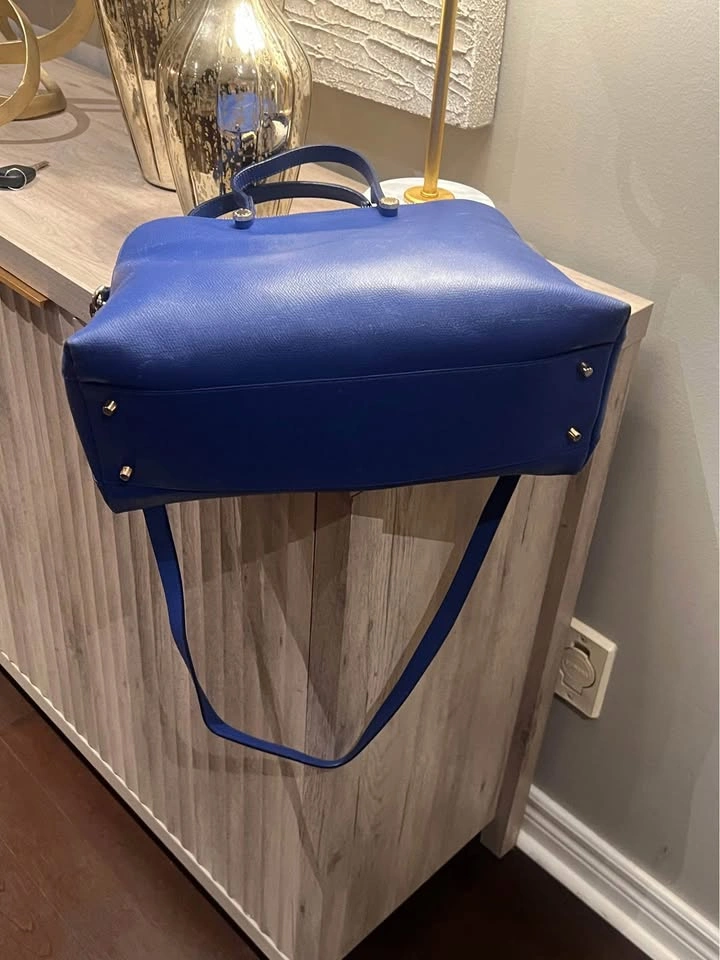Furla Blue Piper Dome bag