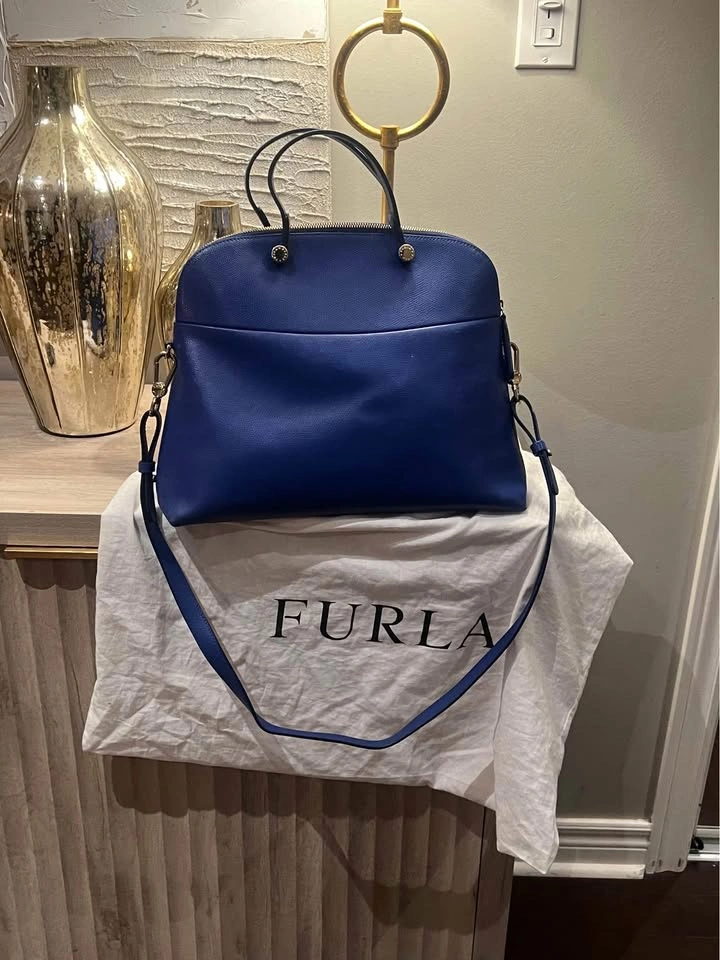 Furla Blue Piper Dome bag - photo 4