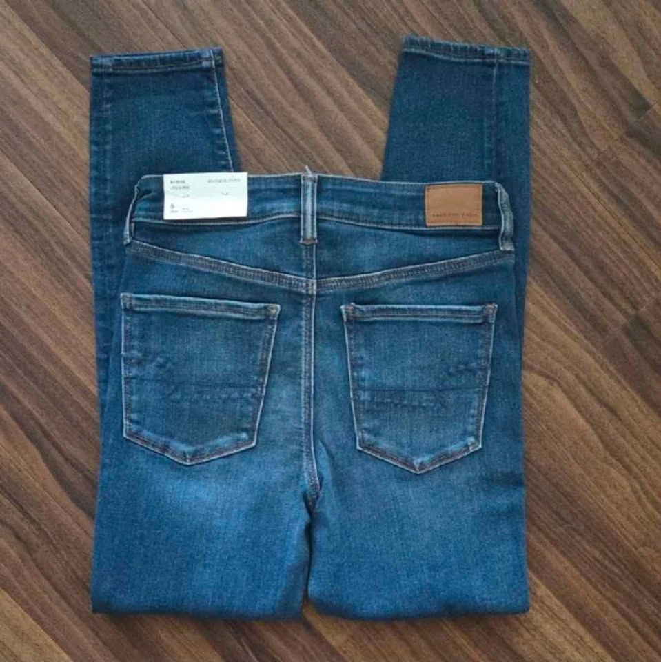 NEW American Eagle Hi-Rise Jegging Distressed Size 6 Short - photo 3