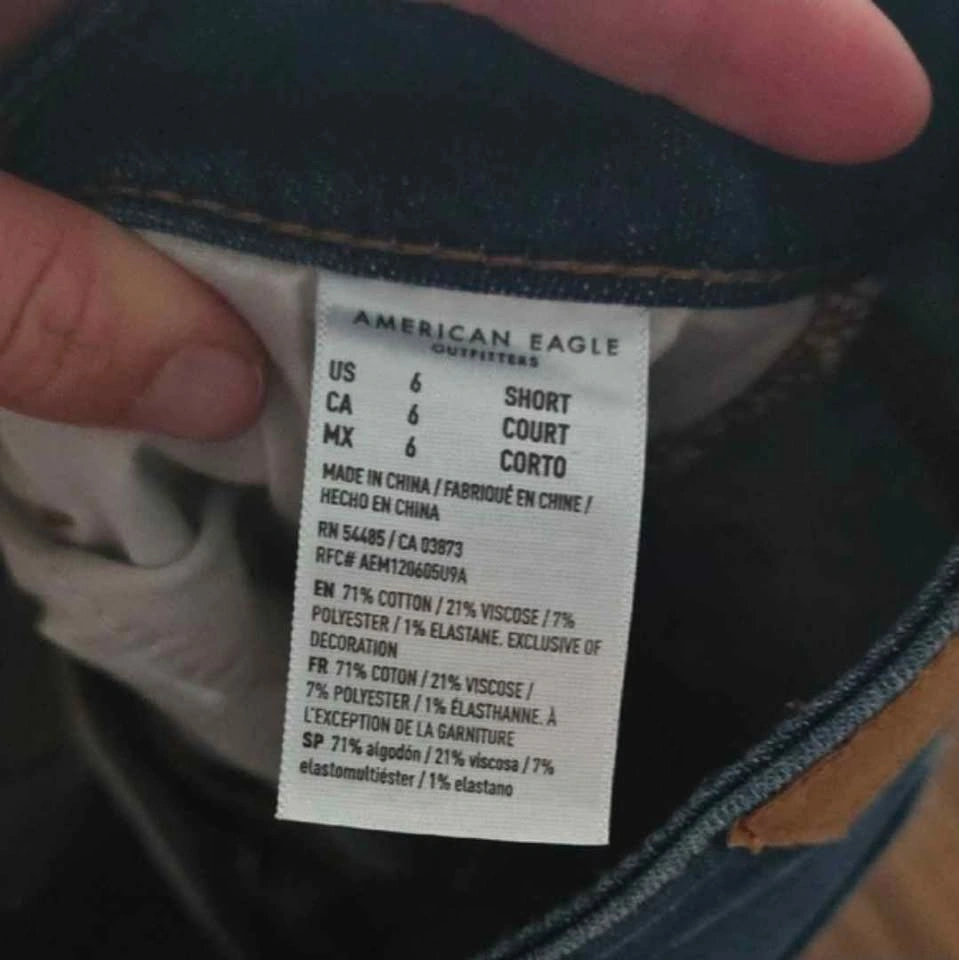NEW American Eagle Hi-Rise Jegging Distressed Size 6 Short - photo 5
