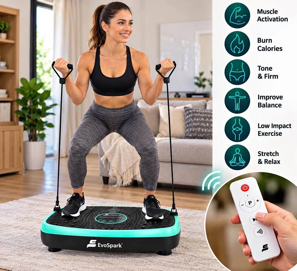 EvoSpark Vibration Plate – New / Open Box – Complete