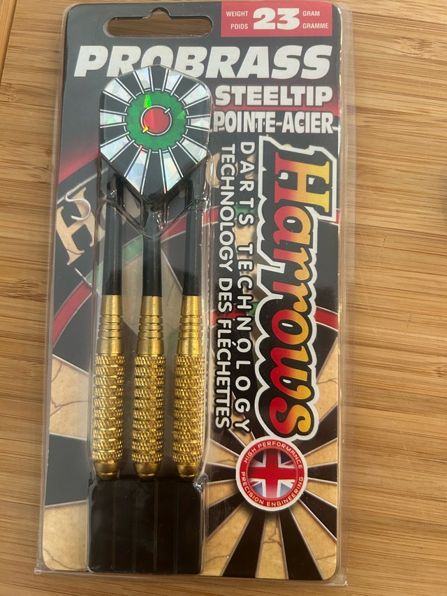 Harrows Probrass Darts and set of soft tip