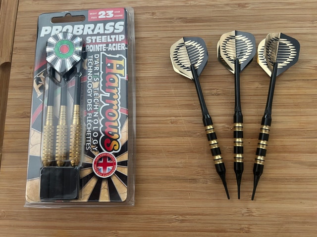 Harrows Probrass Darts and set of soft tip - photo 3