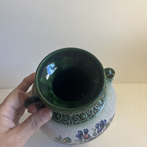 Vintage Marzi & Remy Urn Vase 1960s Pink Floral Model 4419 - photo 4