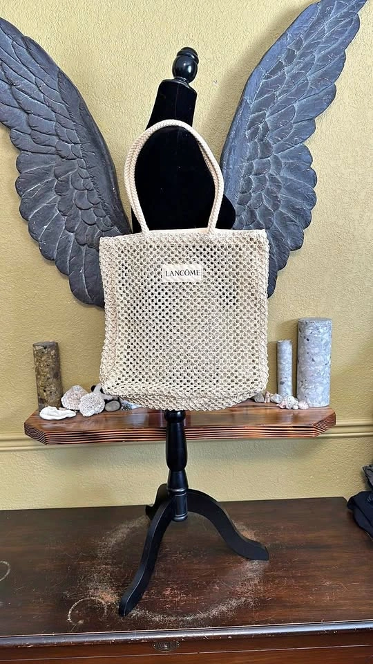 Lancome Woven Tote Bag