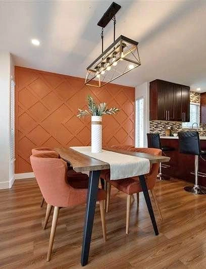 Moving Sale: Dining Table with 4 Upholstered Chairs