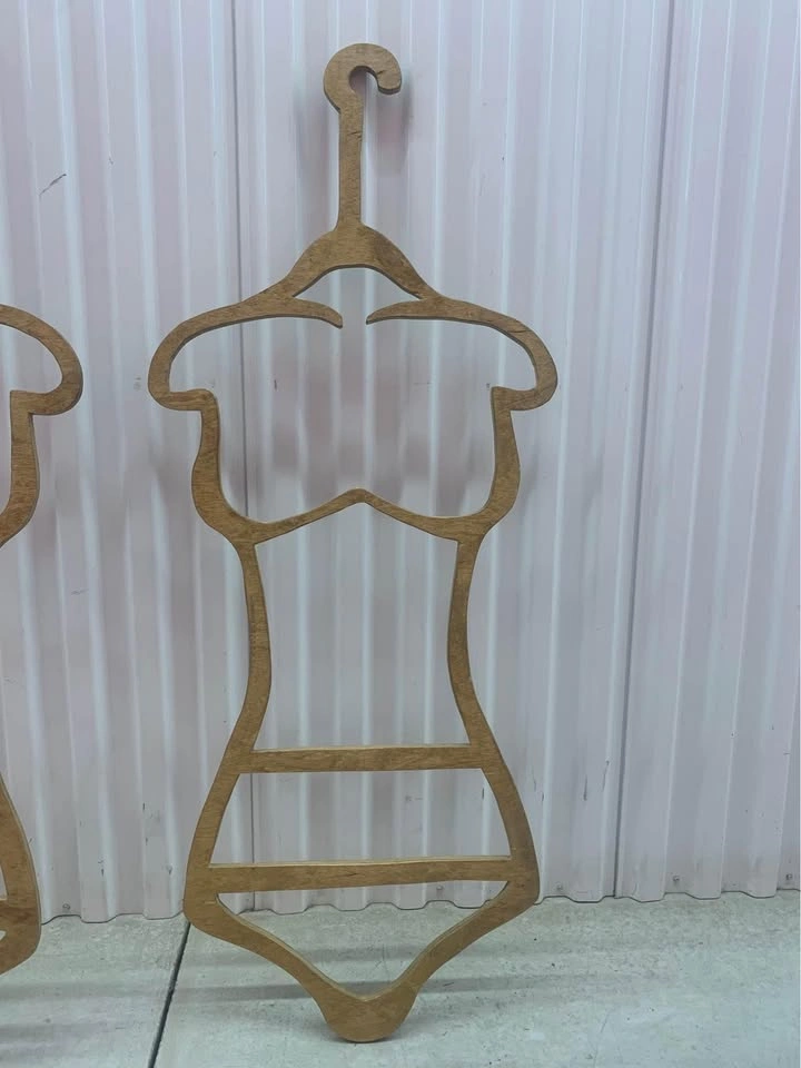 Handmade Wooden Hangers Decorative, Wooden Art, Woman Figure - photo 3