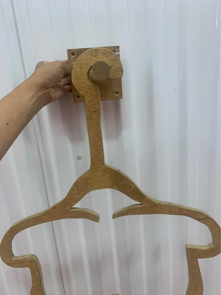 Handmade Wooden Hangers Decorative, Wooden Art, Woman Figure - photo 4
