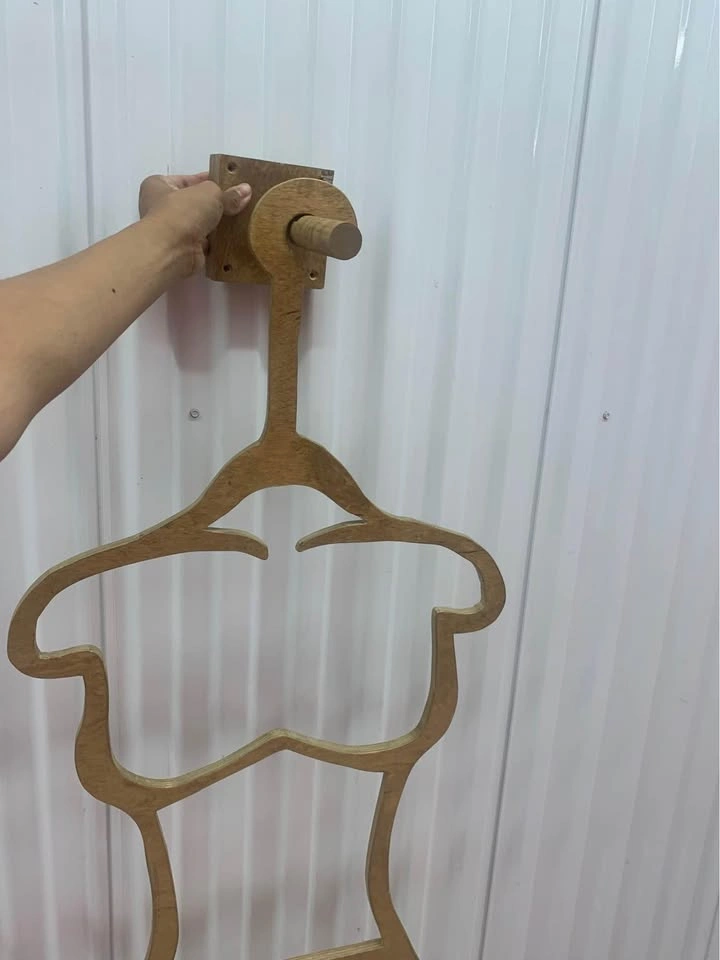 Handmade Wooden Hangers Decorative, Wooden Art, Woman Figure - photo 5