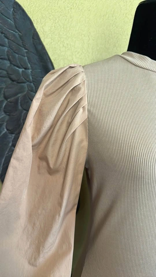 New Look Beige Puff Sleeve Top - photo 3