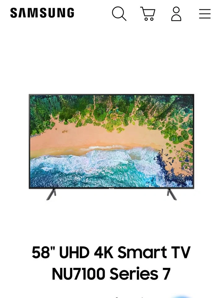 Samsung 58” 4K UHD smart LED TV - photo 2