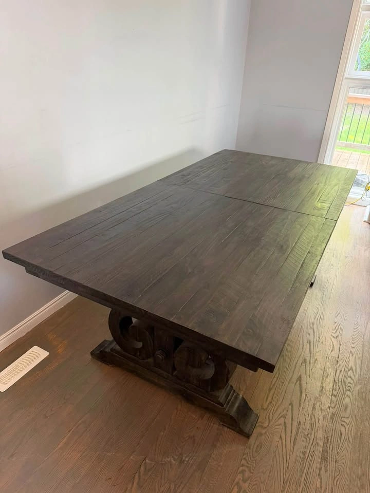 Solid wood Extendable Dining Table with 6 chairs - photo 5