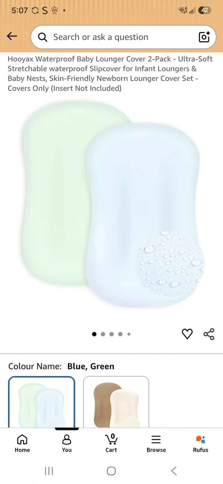 Baby pillow with waterproof covers - photo 2
