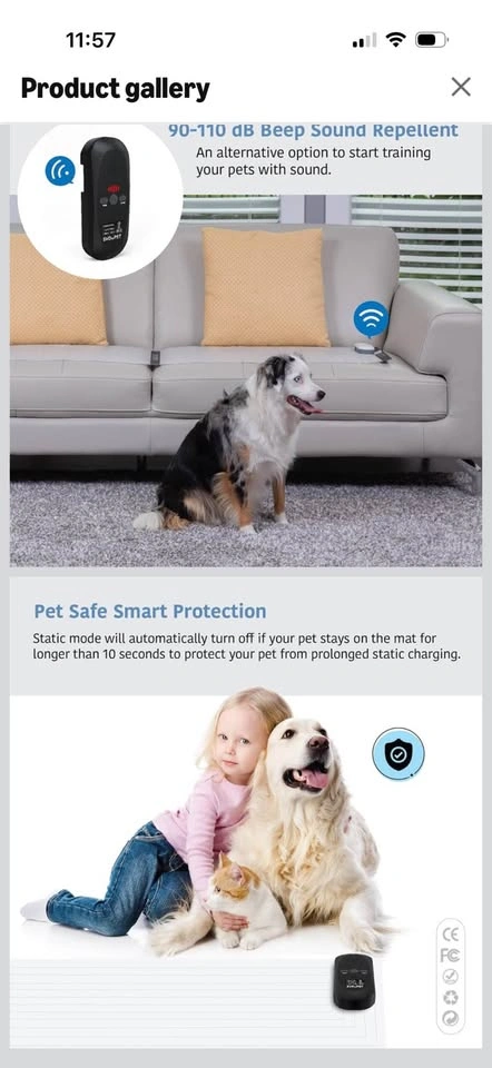 Brand new- Pet training Mat with remote 16x30” - photo 5