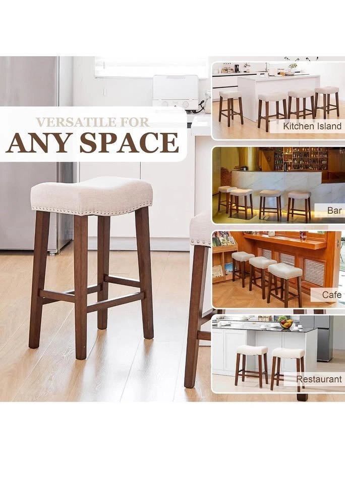 Set of 2 26” bar stools - photo 4