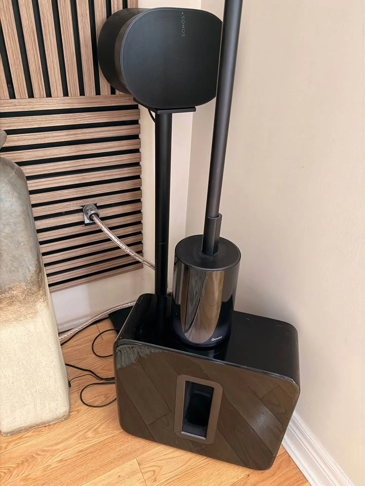 SONOS Arc, 2 Era 300, Sub 3, and Stands - photo 4