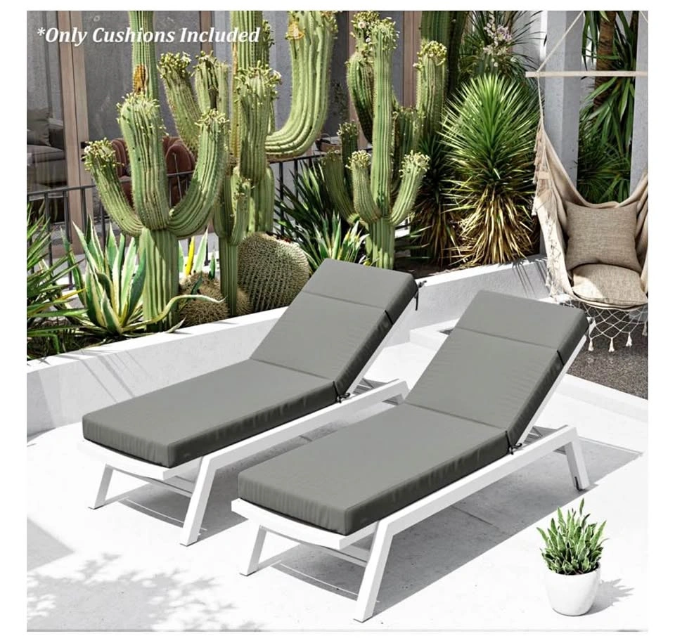 Brand new- Set of 2 Lounge Chair Cushions Grey