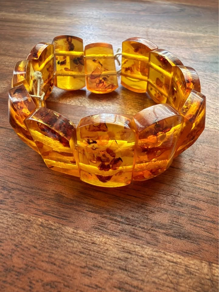 Amber Panel Stretch Bracelet - photo 2