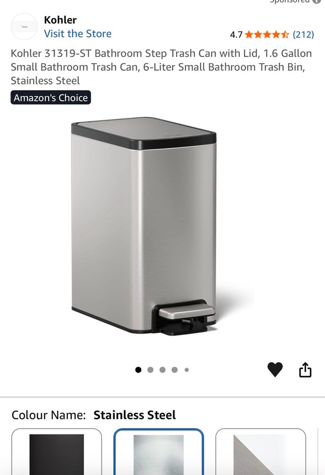 Kohler trash can - photo 5
