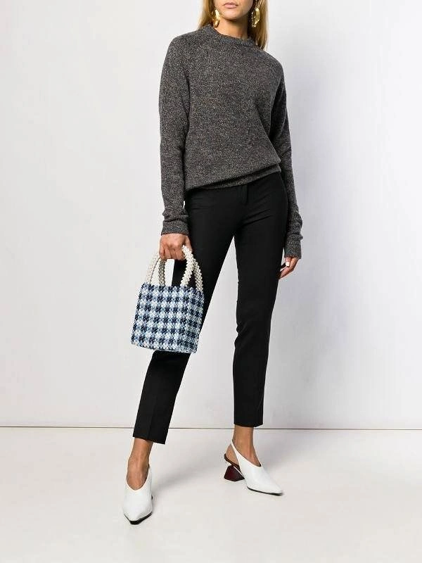 Brand New SHRIMPS Willow Beaded Top Handle Bag