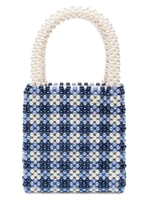 Brand New SHRIMPS Willow Beaded Top Handle Bag - photo 2