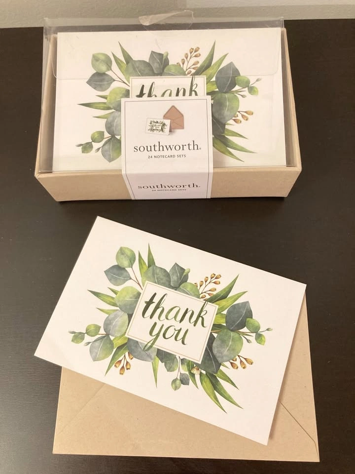 Brand New Thank You & Christmas Cards Set - photo 2