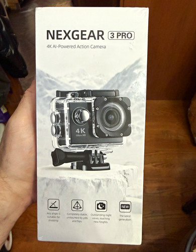 NEXGEAR 3 PRO 4K AI-Powered Action Camera