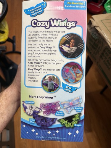 Cozy Wings Rainbow Butterfly Dress Up Wings for Kids - photo 3