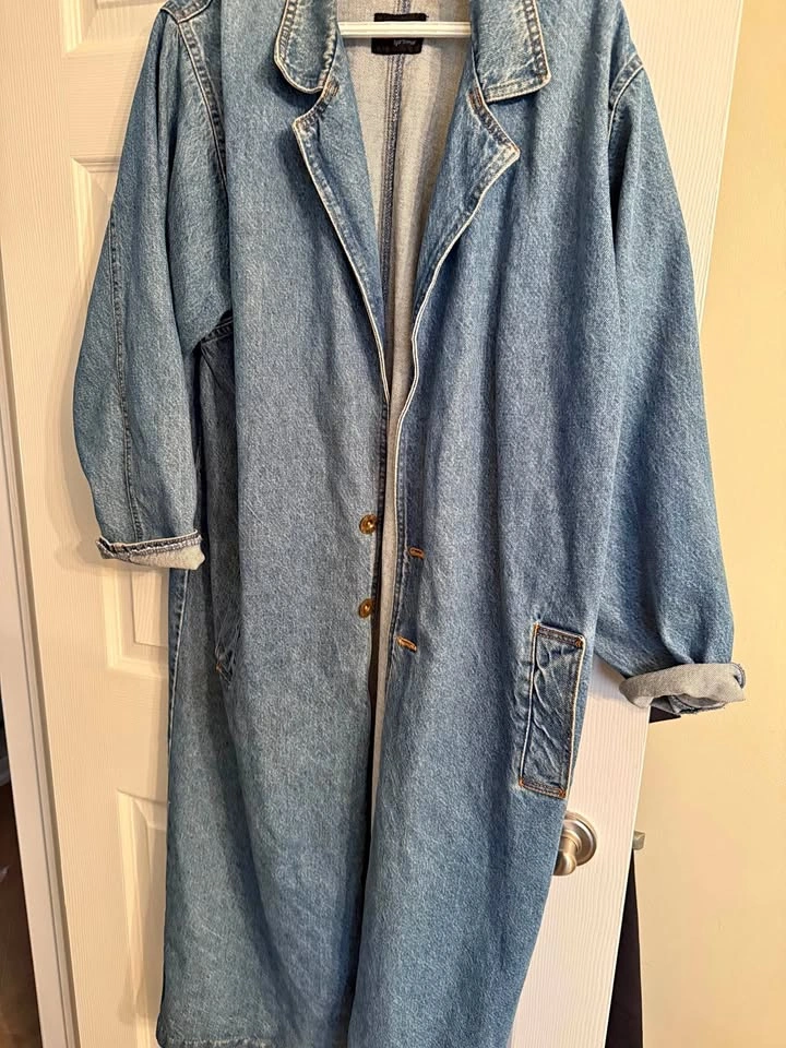 Sunbelt Sportswear Long Denim Coat