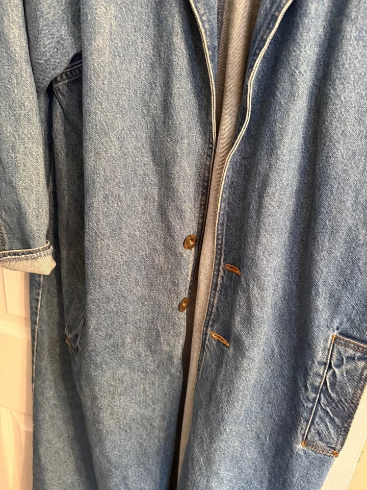 Sunbelt Sportswear Long Denim Coat - photo 2