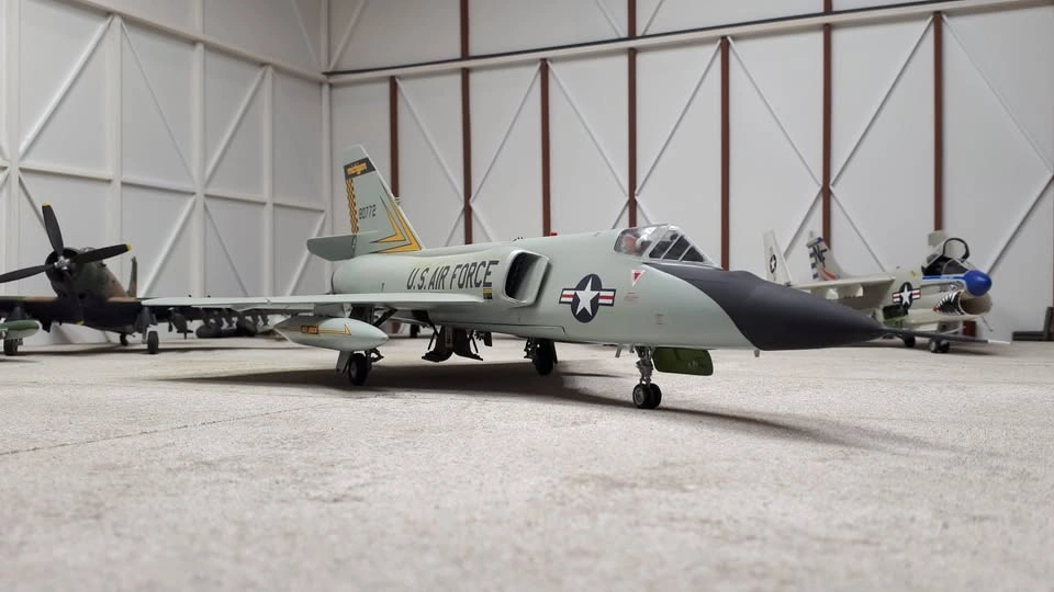 Completed 1/48th scale F-106A Delta Dart plastic model aircraft - photo 2