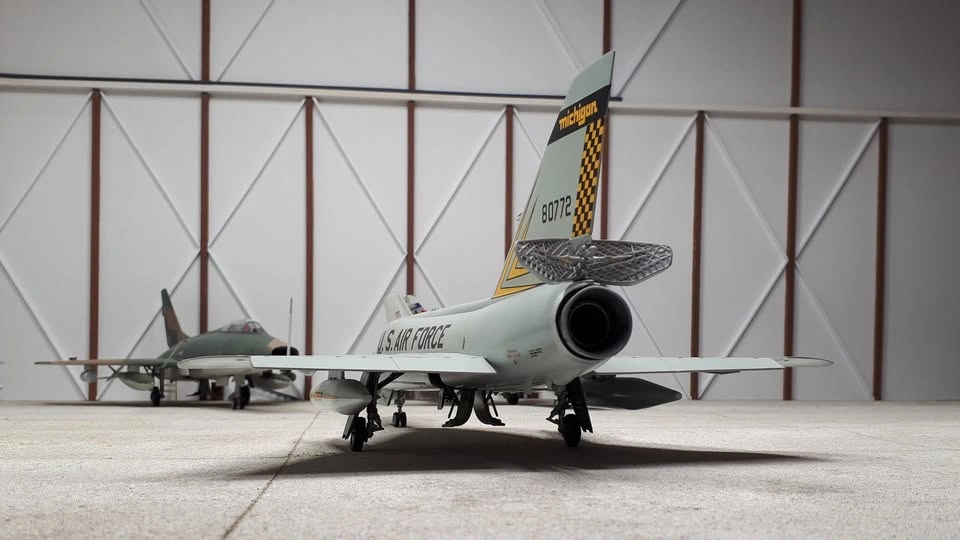 Completed 1/48th scale F-106A Delta Dart plastic model aircraft - photo 3