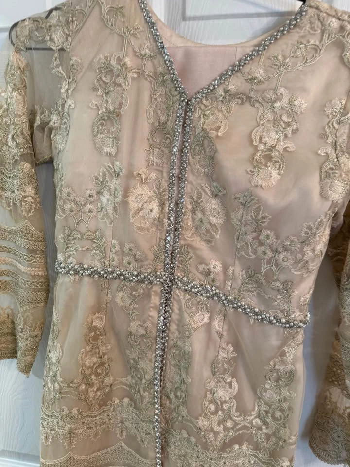 Embroidered Lace Tunic and Pants Set Tread & Motiff - photo 2