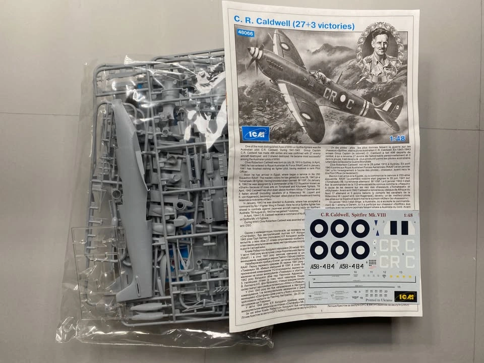 1/48 Scale Spitfire Mk. VIII ICM Model Kit - photo 2