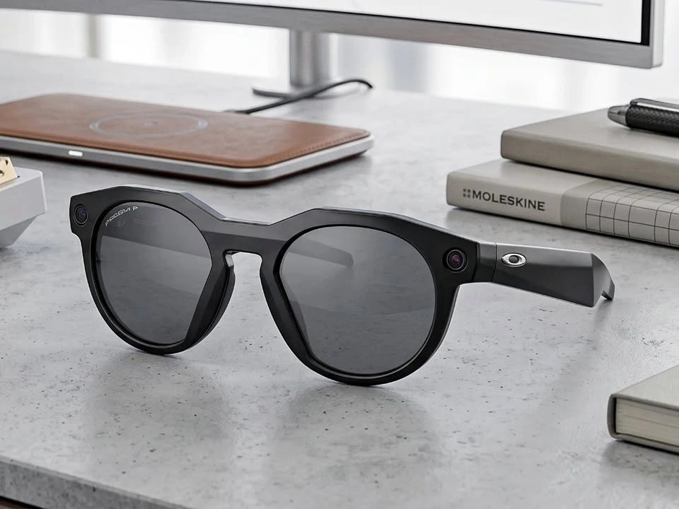 Oakley Meta HSTN Smart Glasses – Black / Prizm Black Polarized